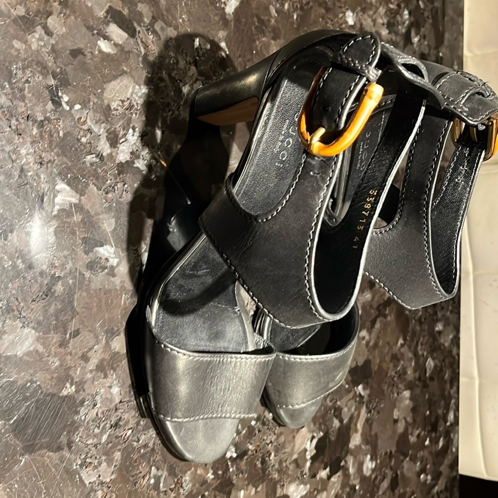 Stylish blacks andals